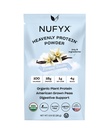 NUFYX ® • Heavenly Protein ® Powder • Verdens fineste 100% Økologiske Amerikanske Grown Peas • Vegan • Gluten Free • Lavcarb (Creamy Vanilla, Packet)