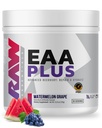 RAW EAA Plus, Aminosyrer Pulver, Vandmelon Grape (30 Servering) - Pre Workout Amino Energy Powder for avanceret Endurance, Recovery & Lean Muskelvækst - BCAA Aminosyrer supplement til mænd og kvinder