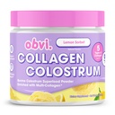 Obvi Collagen Peptide Colostrum Powder Dex124; Multi- Collagen Peptider med Grass- Fed Bovine Colostrum Dex124; Understøtter Gut Sundhed, Immunitet, Hud & Hår