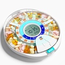 Opgraderet automatisk pilledispenser til ældre med Alarm: Smart pilledispenser maskine med 28-Slot, Mix- Proof Tech & XL LCD, Forbedret holdbarhed for daglig medicin management