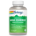 SOLARAY Én gang Daglig High Energy Multivitamin for kvinder og mænd - Energitilskud - Immunstøtte w / C-vitamin, A, D og E, B-vitamin Complex, Trace Minerals, 60- Day Garanti, 120 Serv, 120 VegCaps