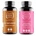Happy Sund Hippie Vaginal Probiotika til kvinder & blive grounded Stress Relief