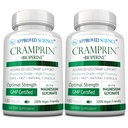 Godkendt videnskab Cramprin - Høj Absorption Magnesium, B-vitamin Complex, BioPerine - 6 måneders forsyning - 2 flasker - Vegan