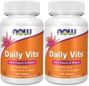 Now Supplements, Daily Vits ™, One Tablet Daily with Lutein & Lycopene, 100 Tablets (pakke med 2)