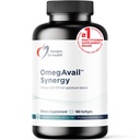 Design for sundhed Omegavail Synergy - Omega Complex for voksne - Omega 3-6-7-9 Fedtsyrer fra Borage og Macadamia Oil + triglycerid (TG) Fish Oil med DHA & EPA (180 Softgels)