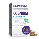 Natrol Cognium Complete, Kosttilskud til hjerne sundhed, Hjerne sundhed kosttilskud til voksne, 60 kapsler, 30 dages forsyning