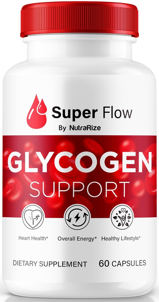 NutraRize Super Flow Glycogen, SuperFlow Glycogen Support Kapsler, Super Flow Glyco Optimizer, Officiel SuperFlow Glyco Optimizer Caps, Super Flow Detox Cleanse, Super Flow Glycol (60 Kapsler)