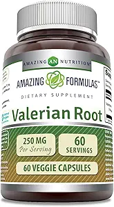 Amazing Formulas Valerian Root 4: 1 Extract Supplement: 124; 250 Mg