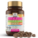 BEE og You Royal Jelly + Propolis + Bee Pollen Chewable Tablets - High Potency - No Kunstig Flavor / Preservatives - No Tilføjet Sugar- No Soy / Milk / Gelatine / GMO / Gluten, 500 mg x 60 Tablets