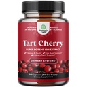Ekstra styrke Tart Cherry Kapsler - Tart Cherry Extract Kapsler 7500mg for Uric Acid Cleanse for Gout & Nyrer Support - Frugt Extract Supplement for Urinary Tract Health & Joint Support - 240 Ct