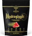 Ambrosia Hydroglyph Intraworkout Formel w / BCAA + EAA + Electrolytes Hydration Powder to Protect Lean Muscle, 0g Sugar Fasting Hydration Drink Mix, Made w / Coconut Water (Jordbær Vandmelon)