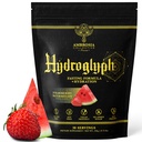 Ambrosia Hydroglyph Intraworkout Formel w / BCAA + EAA + Electrolytes Hydration Powder to Protect Lean Muscle, 0g Sugar Fasting Hydration Drink Mix, Made w / Coconut Water (Jordbær Vandmelon)