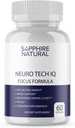Officiel... Neuro Tech IQ Brain Supplement - Neurotech Iq Focus Formel Enhancement Pills (60 kapsler)