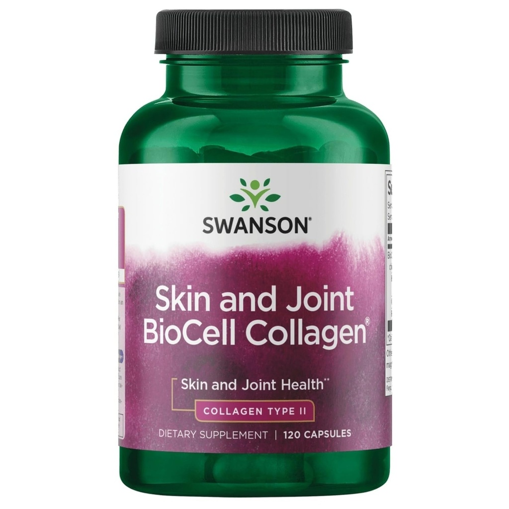 Swanson kylling Sternum Cartiage - Kollagen type II 500mg 200 kapsler