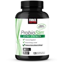 FORCE FACTOR ProbioSlim ekstra styrke Probiotika for kvinder og mænd med 30 Millioner CFU 'er af Probiotika for fordøjelsessygdomme, Bloating Relief, og Gut Sundhed, med Prebiotic Fiber, 120 Kapsler