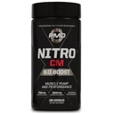 PMD Sports Nitro CM Nitrooxid med Agmatine Pre Workout Supplement - Muskelvækst og Muskelpumpe med L Arginin - Endurance Boost til Hardcore træning og Bodybuilding Preworkout (180 kapsler)