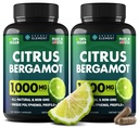 (2 PACK) Citrus Bergamot Extract 1000mg - Citrus Bergamot Supplement for cirkulære sundhed, Immunitet, og Graceous Aging - 2x styrken af Citrus Bergamot 500mg - 240 Vegan Citrus Bergamot Kapsler