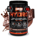 Labrada Hydro 100% Pure Hydrolyzed Whey Protein Isolate Powder, Lactose Free, Fastest Digesting, Instant Mixing, Lækker smag 20 Servere (chokolade)