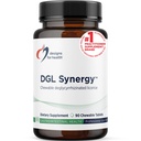 Design for sundhed Deglycyrrhizated Licorice Root Chewables - DGL Synergy 500mg Licorice Supplement til støtte fordøjelse - behagelige-Tasting, ikke-GMO + sukker fri (90 tyggetabletter)