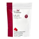 Bariatric Advantage Multi Chewy Bite - Soft Chew Multivitamin til Bariatric Kirurgi Patienter - Chewable Multivitamin med folinsyre, Vitamin D3 & mere - Jordbær Watermelon Flavor - 60 Greve
