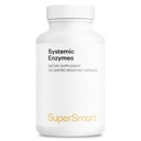 Supersmart Systemiske enzymer (høj potens) - med Bromelain, Protease, Lipase, Trypsin, Chymotrypsin, Peptidase, Pancreatin - Proteolytic Enzymes Complex 124; Non-GMO & Gluten Free - 100 DR kapsler