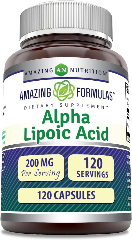 Amazing Formulas Alpha Lipoic Acid Note 124; 200 Mg Amino Acid Supplement Note 124; Kapsler Note 124; Non- GMO Note 124; Gluten- Free