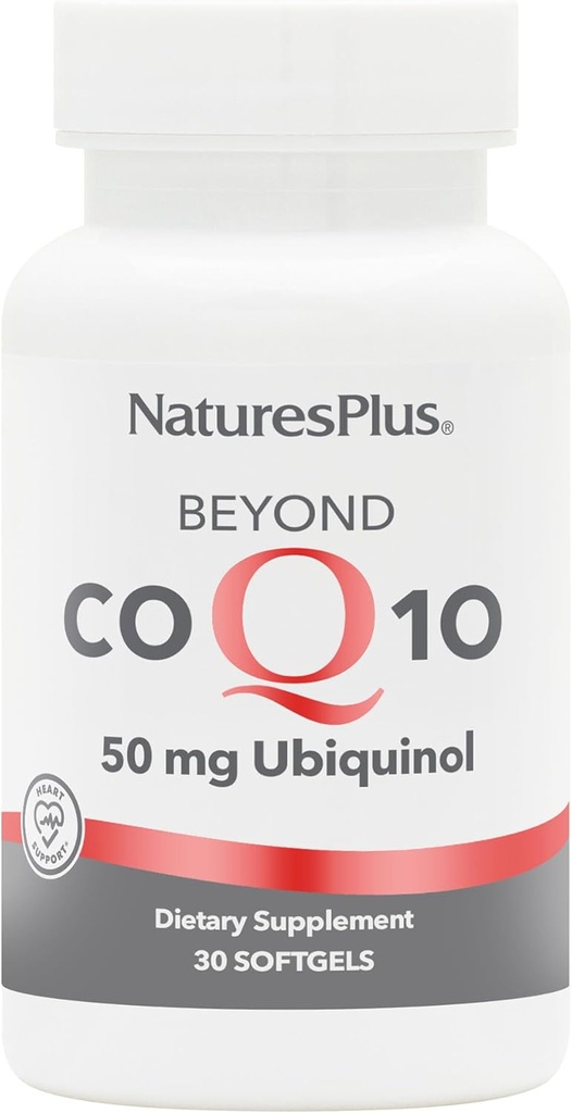 NaturePlus Beyond CoQ10 50 mg - 30 Softgels - Giver høj styrke Ubiquinol - Understøtter total Well- Being - 30 Serveringer