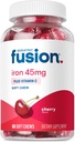 Bariatric Fusion jerntilskud til kvinder Anæmi 124; Chewable Iron med C-vitamin 124; Cherry Flavored Soft Chew 124; Dødbringende på Mave Ferrous Fumarate til kvinder og mænd