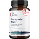 Design til sundhed DFH Complete Multi - Omfattende Multi Vitamin + Mineral supplement med folat, 1000 IE D-vitamin, immunsupportvitaminer - Multivitamin med ingen kobber, ingen jern (120 kapsler)
