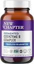New Chapter Vitamin B Complex – Fermented Coenzyme B Complex Rich in Vitamin B12 + Vitamin B6 + Biotin + Made with Organic Ingredients - 90 ct