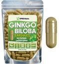 XPRS Nutra Ginkgo Biloba Kapsler - Gingko Biloba indkapslet Kognition - Vegan Friendly Ginkoba Biloba - Immunity Boosting Ginkgo Biloba Kapsler - 180 Count