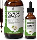 iMATCHME Soursop Graviola Liquid Drop for Cell Support & Regeneration, Immune System and Gut Health Support, Pure Soursop Bitters Liquid, High Absorption, Sugar/Gluten Free, Natural Flavor, 2 Fl Oz