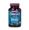 Bluebonnet Nutrition Omega-3 Brain Formel Natural Wild Caught Triglycerid Form DHA 860 mg EPA 120 mg - stærkt koncentreret Kognitiv Sundhed & Wellness Support - Gluten- Free - 60 Softgels