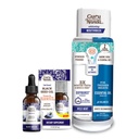 GuruNanda Black Seed Oil, Cold- Pressed Nigella Sativa - Rig på vitamin D3 5000 Enheder, K2 & E & Dual Barrel Oxyburst Whitening Mouthwash - Indeholder hydrogenperoxid