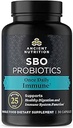Ancient Nutrition Probiotika til immunforsvar, SBO En gang daglig Probiotika med C-vitamin og D-vitamin, 30Ct for sund fordøjelse og immunsystem Funktionssupport, 25 milliarder CFU *