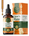 HERBAMAMA Lions Mane Tincture - Vegansk Focus & Nerve Support med Lions Mane Mushroom Extract - Hericium Erinaceus Brain Support Supplement - Non- GMO, Alkohol & Sugar- Free - 84- Day Supply