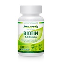 Høj potens Biotin 5000mcg - Understøtter hår, hud & negle sundhed, 120 Veggie kapsler