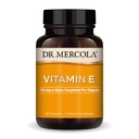 Dr. Mercola E-vitamin - understøtter sund hud & antioxidant status - tocopheroler og tocotrienoler Blend - Non-GMO, Gluten- Free & Soy- Free - 30 kapsler (30 Servere)