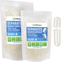 XPRS Nutra Gelatine Størrelse 4 Separated Capsules - 1000 Count Clear Small Empty Capsules Separated in Bags - DIY Filtable Pille Caps - Størrelse 4 Gel Do- It- Yourself Vitamin og Supplement Fyldning