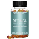 SHIZAM Retinol Vitamin A Gummies, Gummy Vitamin til klar komplikation & glødende hud: Anti- Aging Multi- Vitamin til kvinder: Collagen Booster: Piller / piller Capsule / kapsler Supplement / kosttilskud Alt