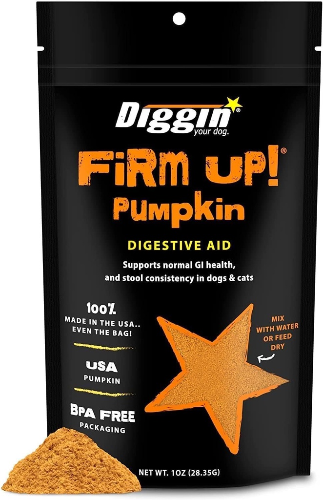 Grav din hund, Firm Up Original Pumpkin Super Dog & Kat tillæg, 1 Ounce