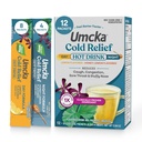Nature 's Way Cold Relief Hot Drink, Umcka, Homøopatisk, Klinisk Proven Pelargonium Sidoides 1X, for Hough, Congestion, Sore Throat, Stuffy Næse, Dag & Nat Formel, 12 Pakker (Packaging May Vary)