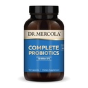 Dr. Mercola Complete Probiotics - 70 Millioner CFU - Understøtter immunforsvar, fordøjelsesbesvær & Gut Sundhed - funktioner 10 Strops - Hylde stable - GMO- Free, Gluten- Free & Soy- Free - 90 Kapsler (90 Servere)