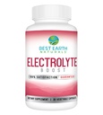 Best Earth Naturals Electrolyte Support - Support Electrolyte Balance med D-vitamin, calcium, Magnesium, natrium, kalium, bor og mere - 30 ct. Kapsler
