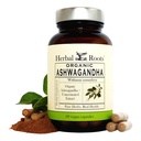Herbal Roots Ashwagandha Capsules against 124; Extra Strength 1.000mg per Serving against 124; Ayurvedic for total sundhed for mænd og kvinder