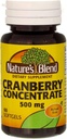 Nature 's Blend Cranberry Concentrate 500 Mg 60 Softgels Pack af 6