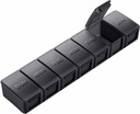 Ekstra Stor Pill Organizer Weekly, KAPENS Daily Pill Case Box Store Kapacitet Compartments, 7 dages Pill Containers for Medicine Supplements Vitamin Fish Oil, Sort