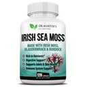 2625mg Irish Sea Moss Supplement 120 Capsules Б124; SeaMoss Bladderwrack Burdock Root Capsules Б124; Contain 92 Vitaminer & Minerals For Immunity, Gut, Joint & Skin Health
