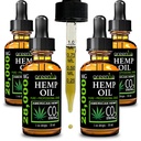 GreenIVe Hamp Drops 28. 000mg naturligt dyrkede Hamp Oil Drops Vegan Omegas naturlige potent resultater (4 Pack)