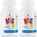 Forever Living - Kids Chewable Multivitamin - Grape Flavor for Healthy Growth and Development - No Artificial Flavors - 120 Tablets (Pack of 2)